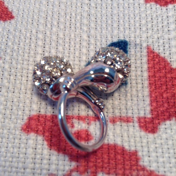 Vintage Diamanté Encrusted Ball Cocktail Ring